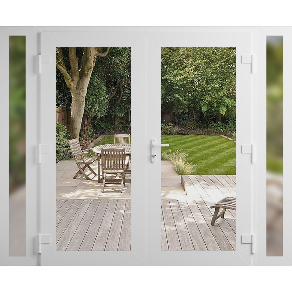 Monaco 8666 Exterior PVC/Metal door view 6