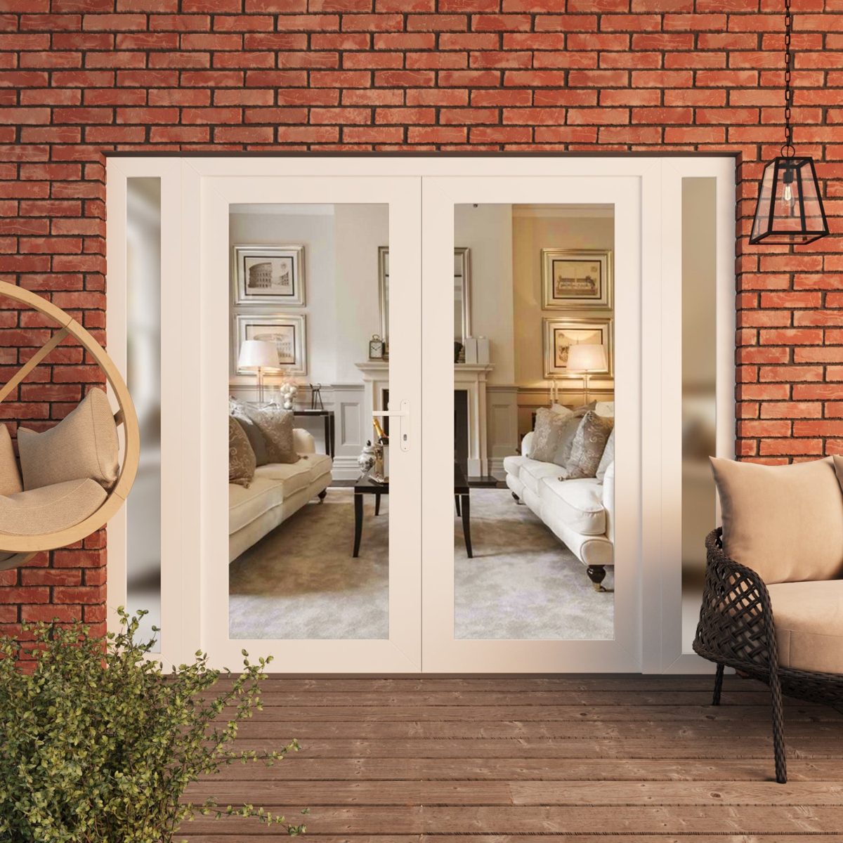 Monaco 8666 Exterior PVC/Metal door view 7