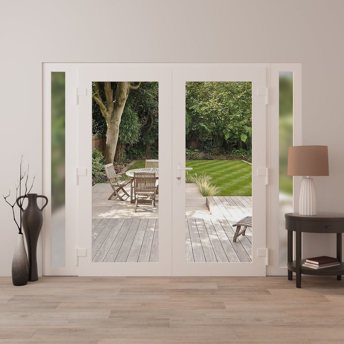 Monaco 8666 Exterior PVC/Metal door view 8