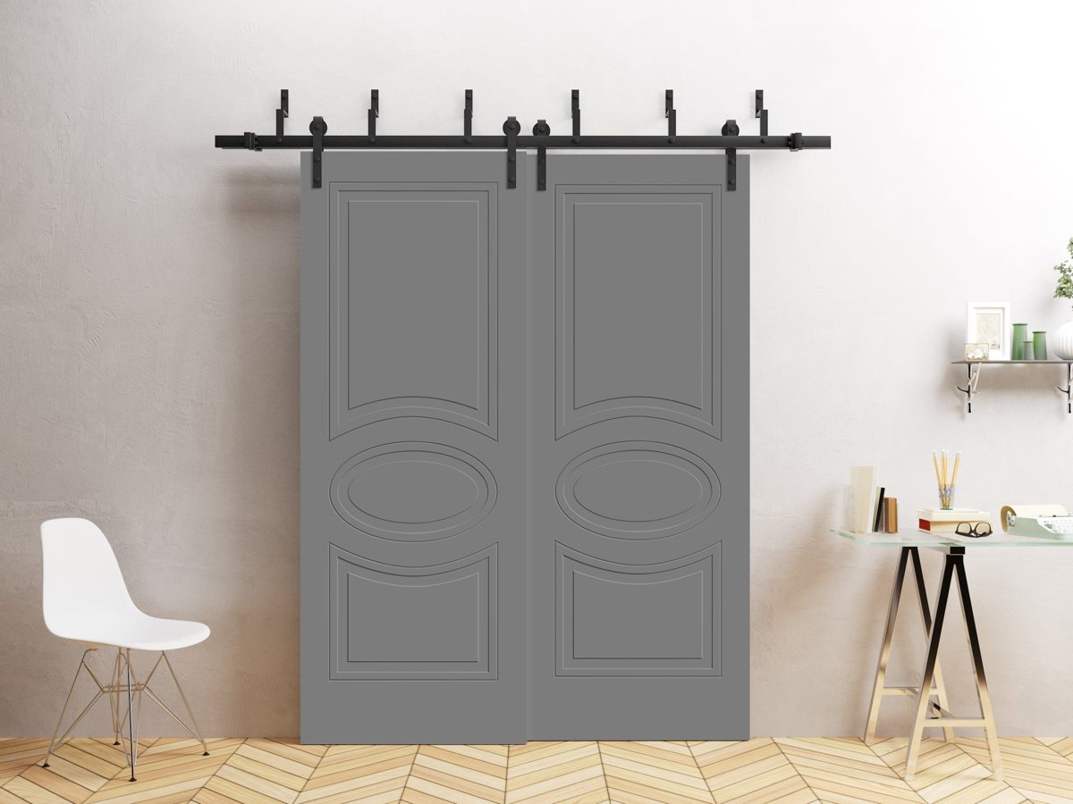 Vela 7001 Double Barn — Bypass door view 6