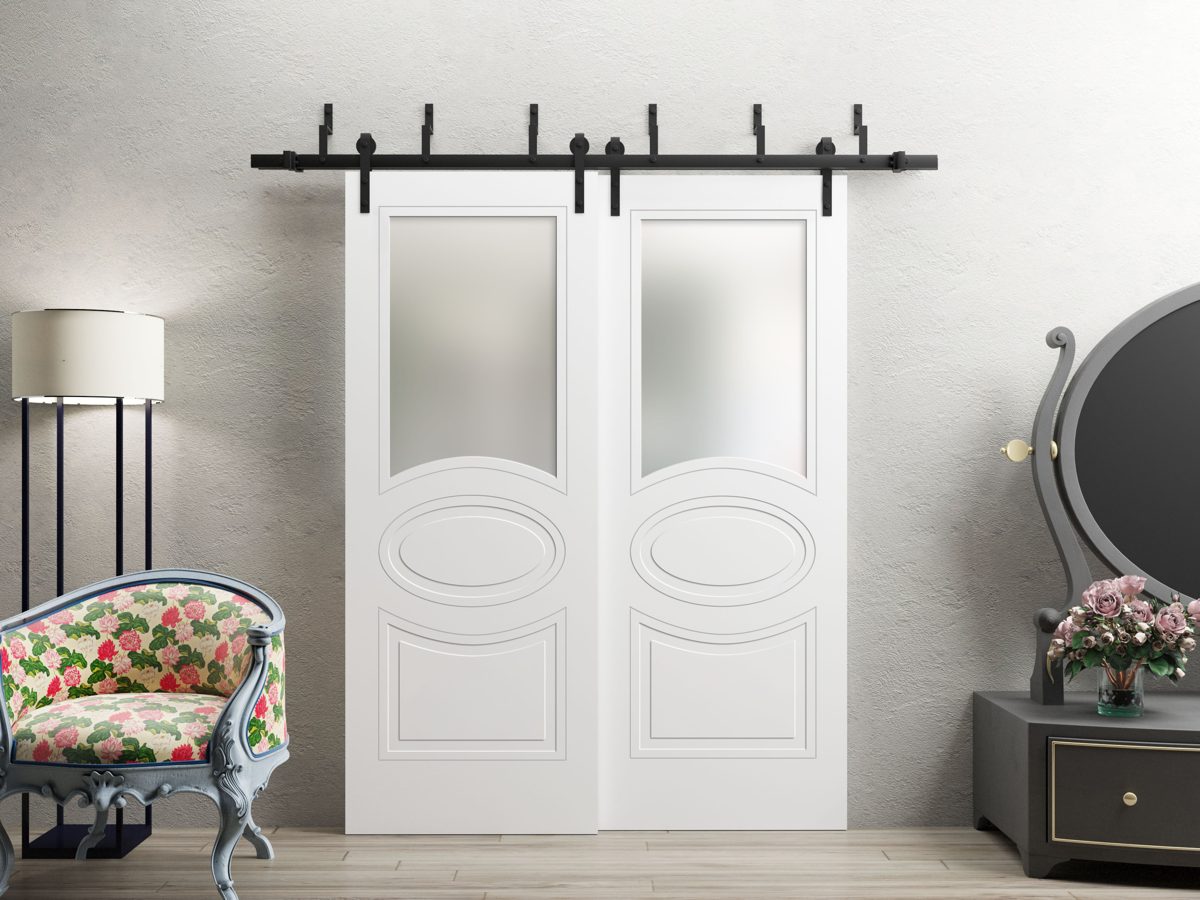 Vela 7012 Double Barn — Bypass door view 2