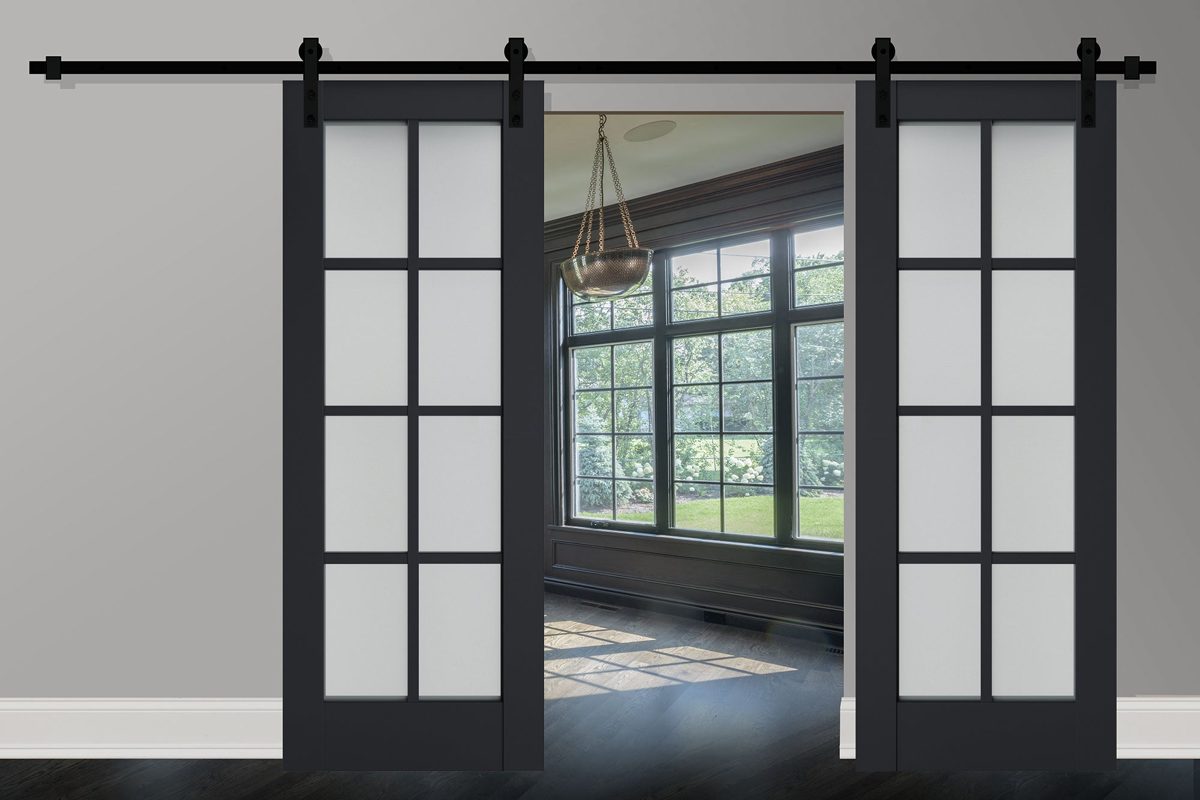 Vantage 7412 Double Barn door view 2