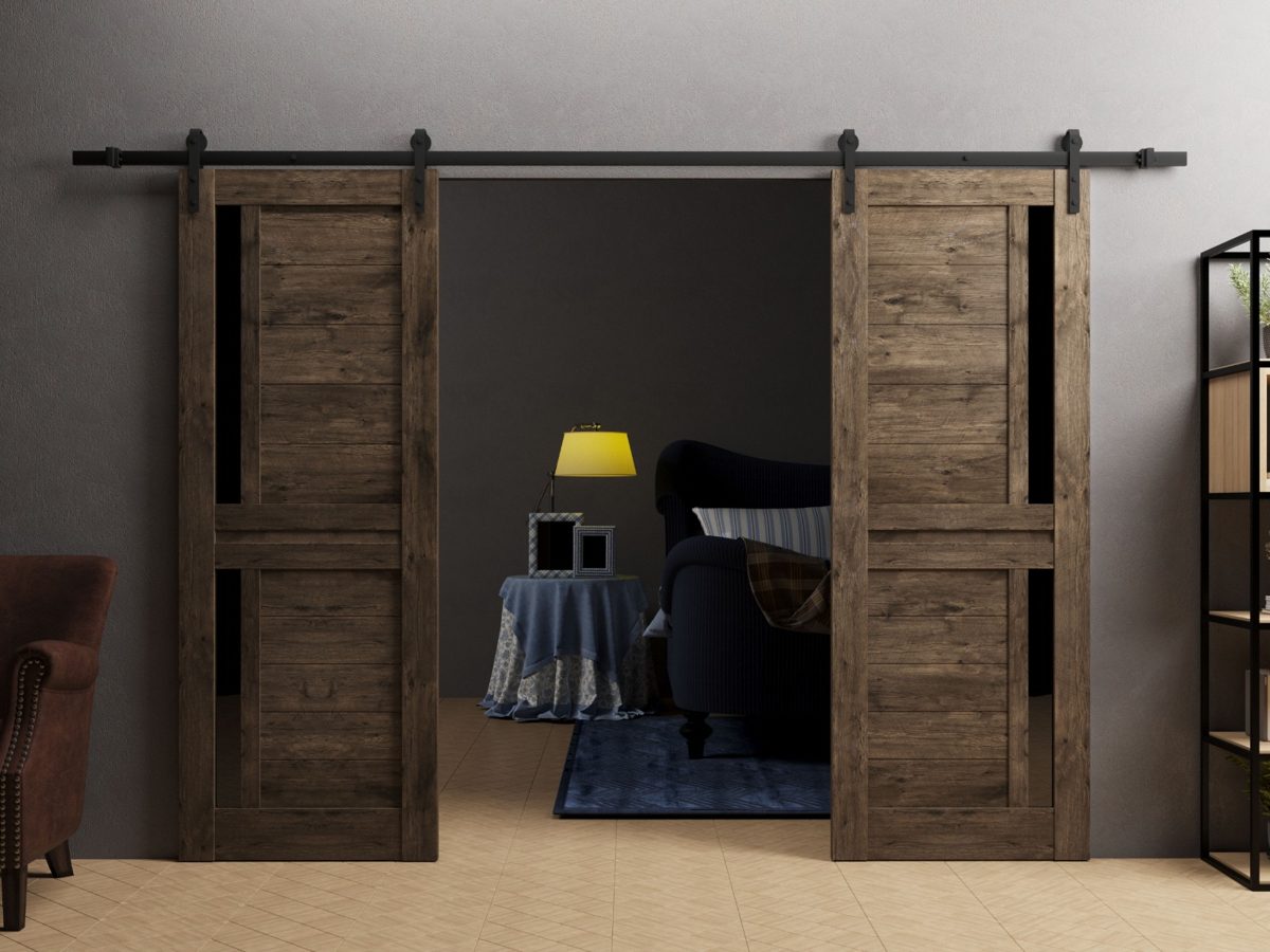 Vantage 7588 Double Barn door view 2