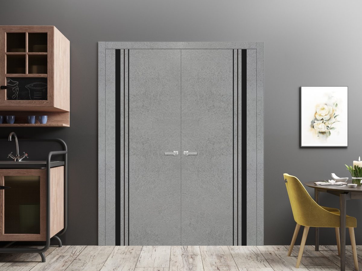 Lumina 0011 Double French Swing door view 2