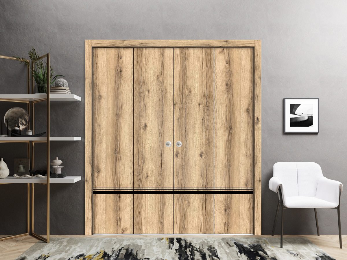 Lumina 0012 Double Bi-Fold door view 6