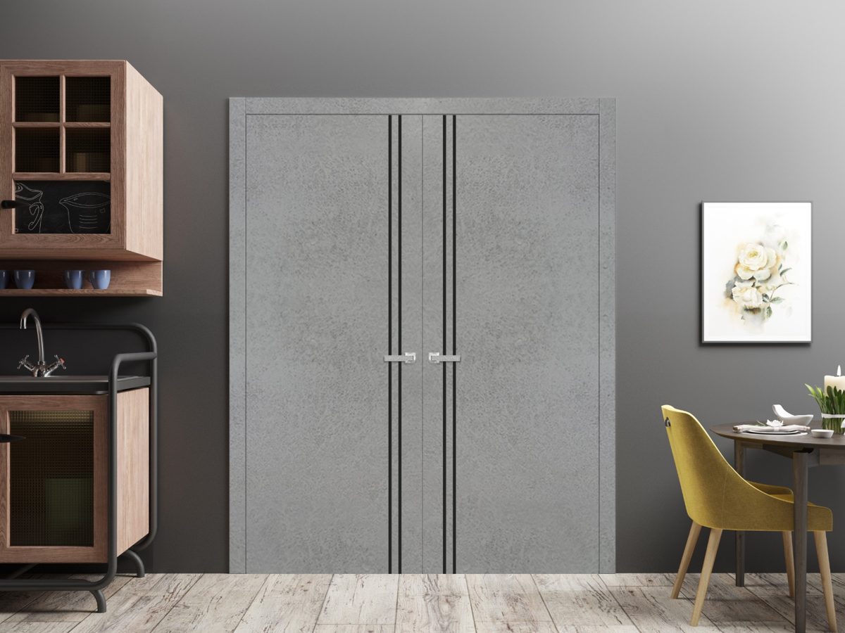 Lumina 0016 Double French Swing door view 2