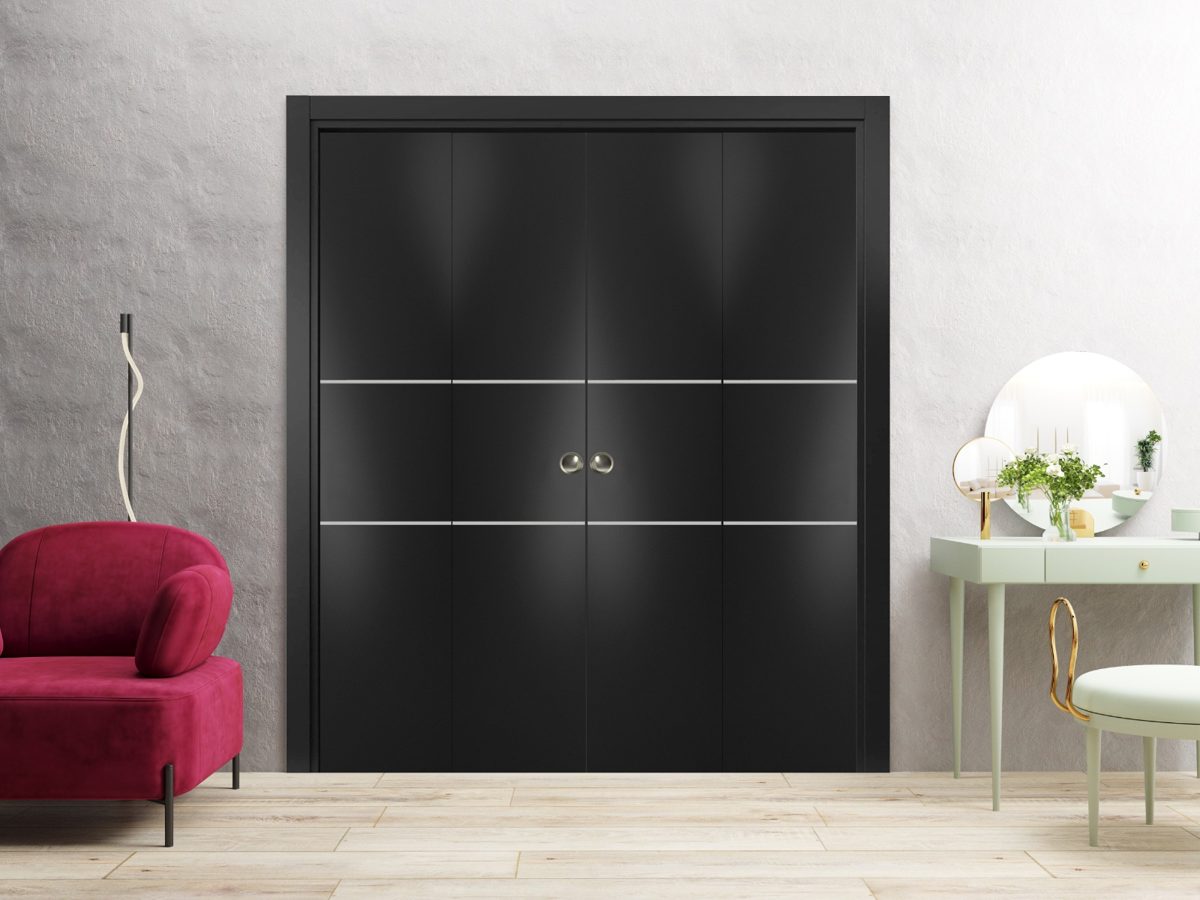 Lumina 0110 Double Bi-Fold door view 2