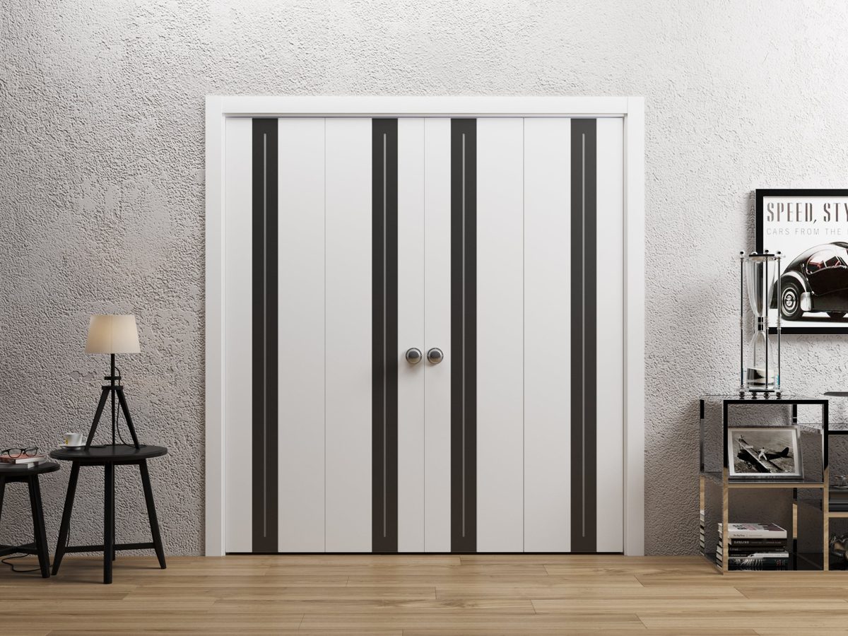 Lumina 0444 Double Bi-Fold door view 2