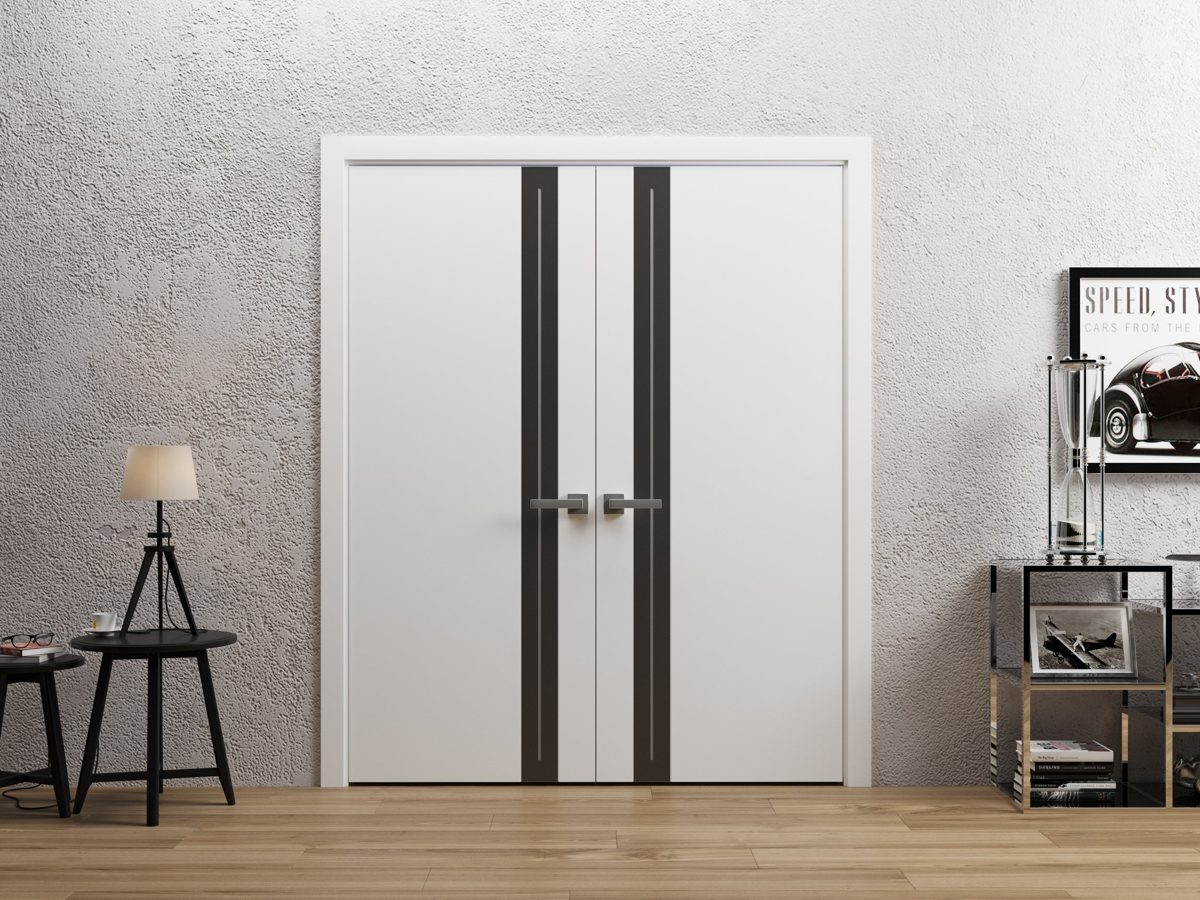 Lumina 0444 Double French Swing door view 2