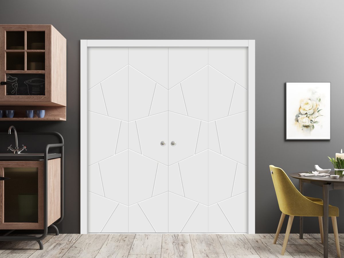 Lumina 0990 Double Bi-Fold door view 2