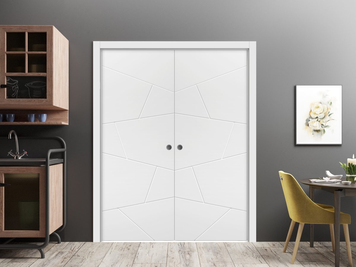 Lumina 0990 Double Pocket door view 2