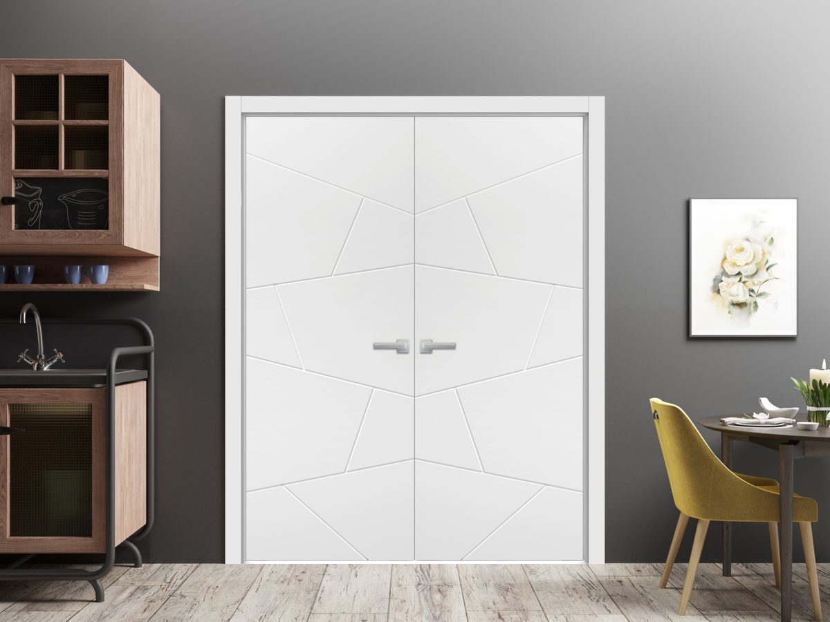 Lumina 0990 Double French Swing door view 2