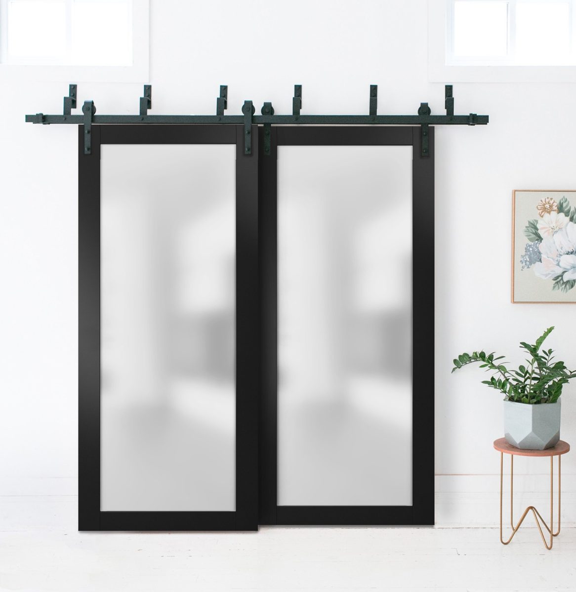 Lumina 2102 Double Barn — Bypass door view 2