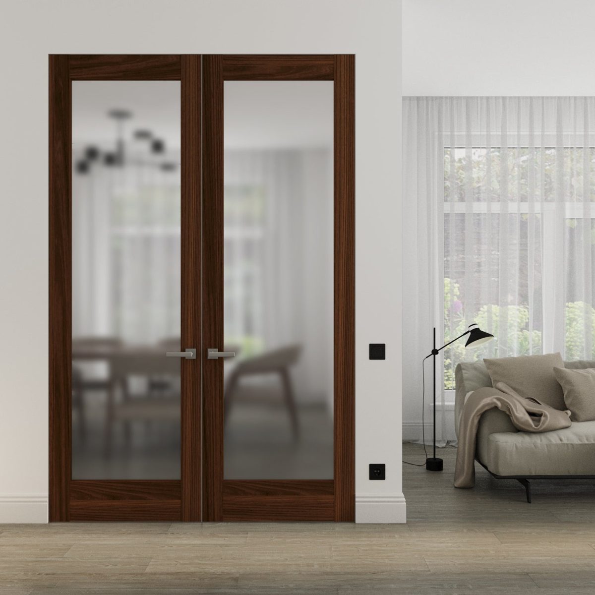 Lumina 2102 Double Frameless door view 6