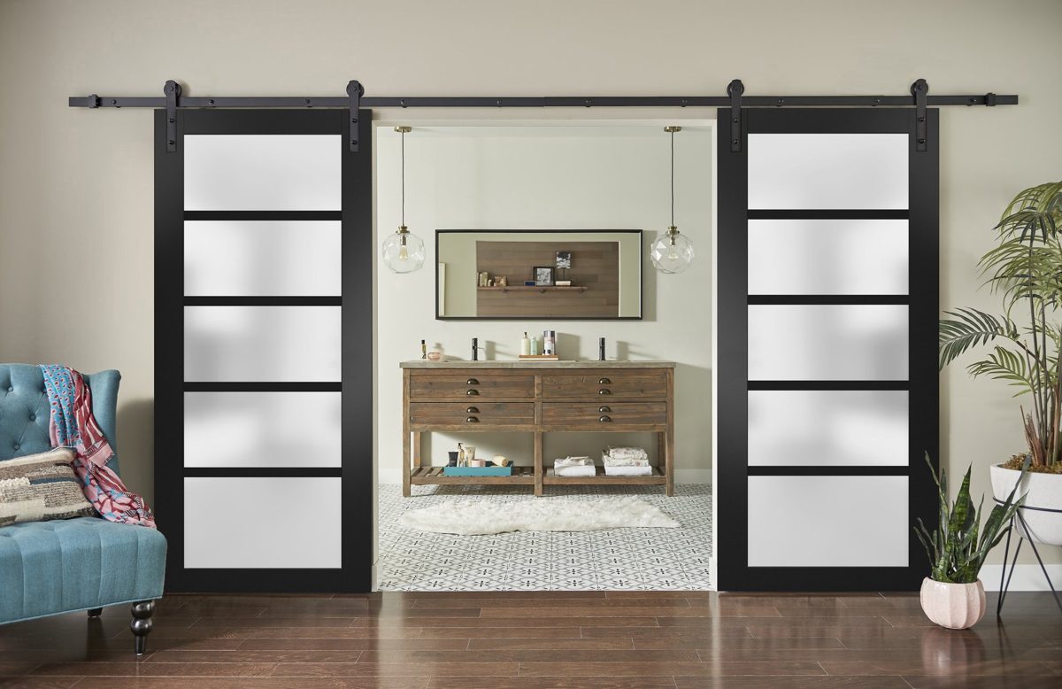 Linea 4002 Double Barn door view 6