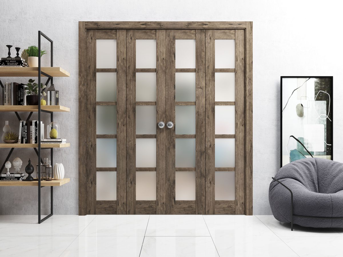 Linea 4002 Double Bi-Fold door view 2