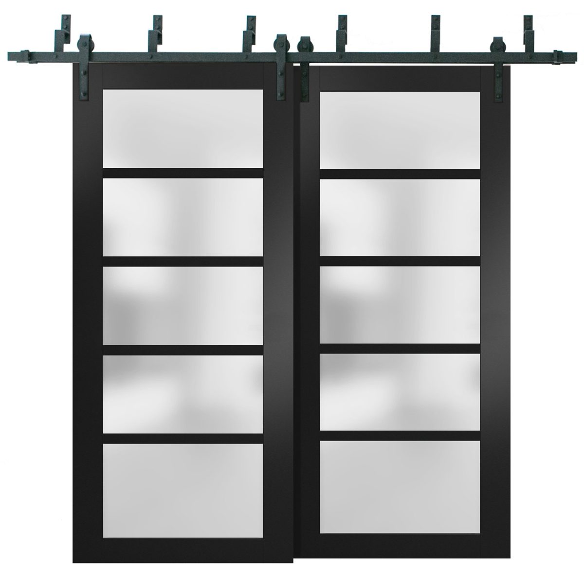 Linea 4002 Double Barn — Bypass door view 5