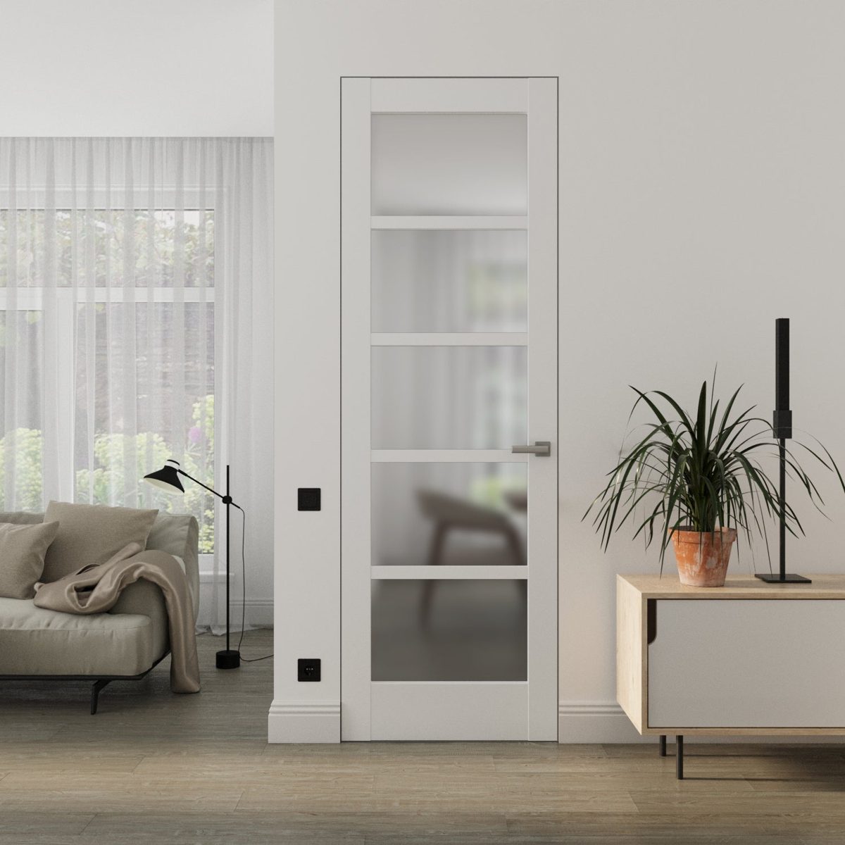 Linea 4002 Frameless door view 6