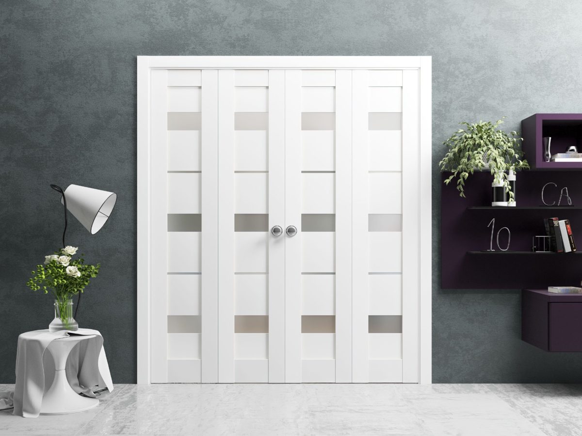 Linea 4055 Double Bi-Fold door view 2