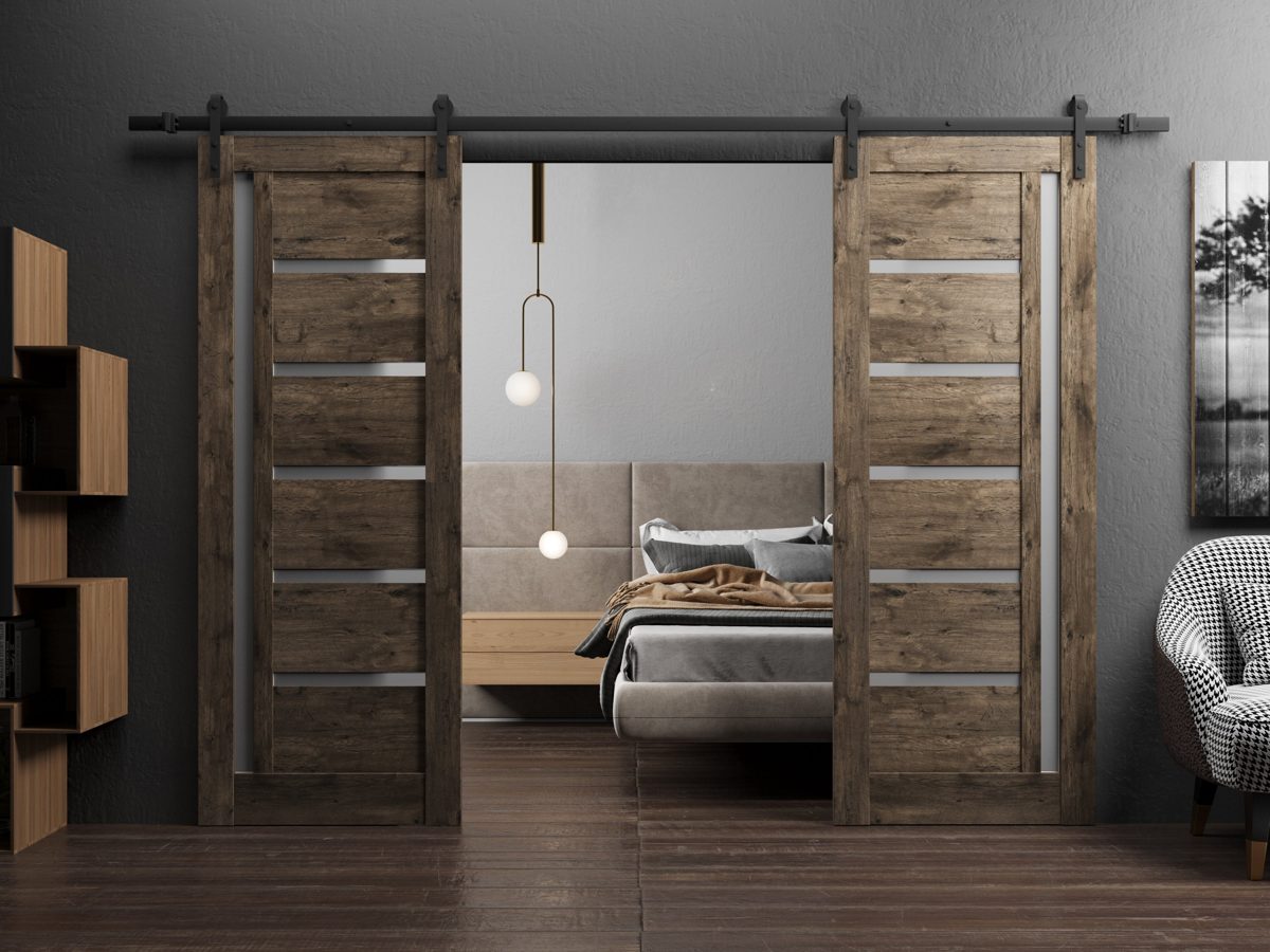 Linea 4088 Double Barn door view 2