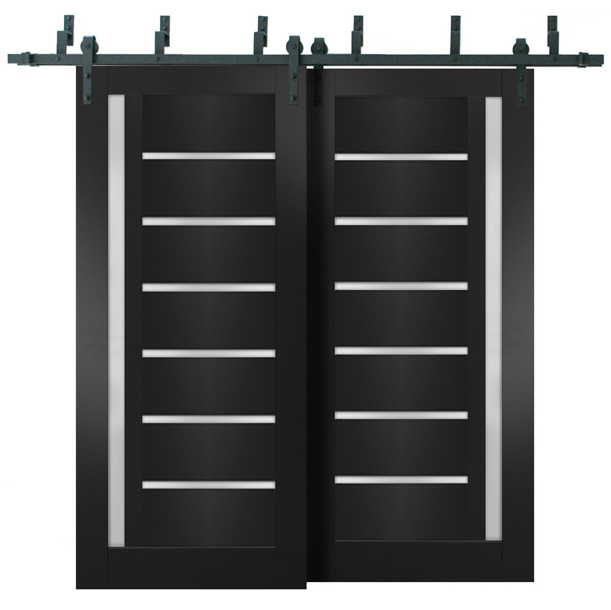 Linea 4088 Double Barn — Bypass door view 5