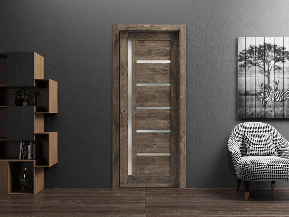 Linea 4088 Interior Slab door view 4