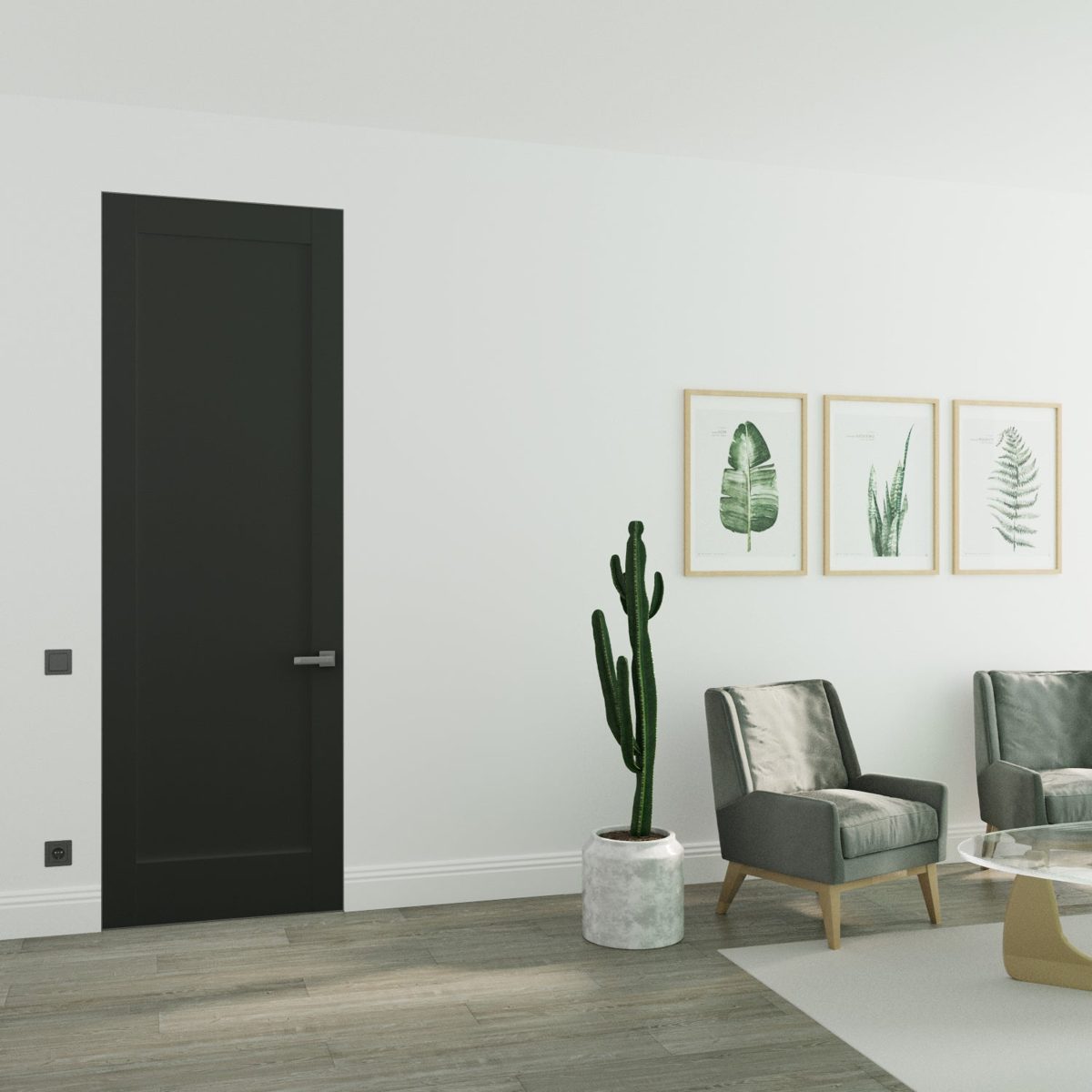 Linea 4111 Frameless door view 2