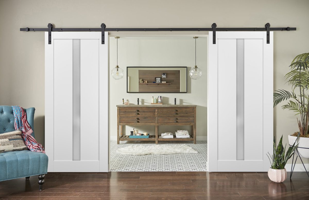 Linea 4112 Double Barn door view 2