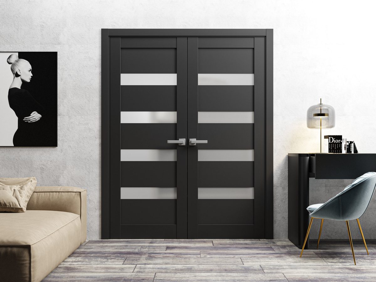 Linea 4113 Double French Swing door view 2