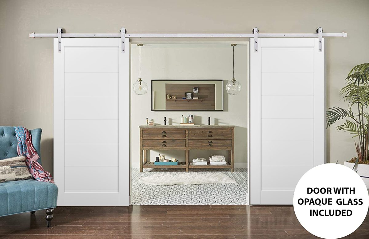Linea 4115 Double Barn door view 2