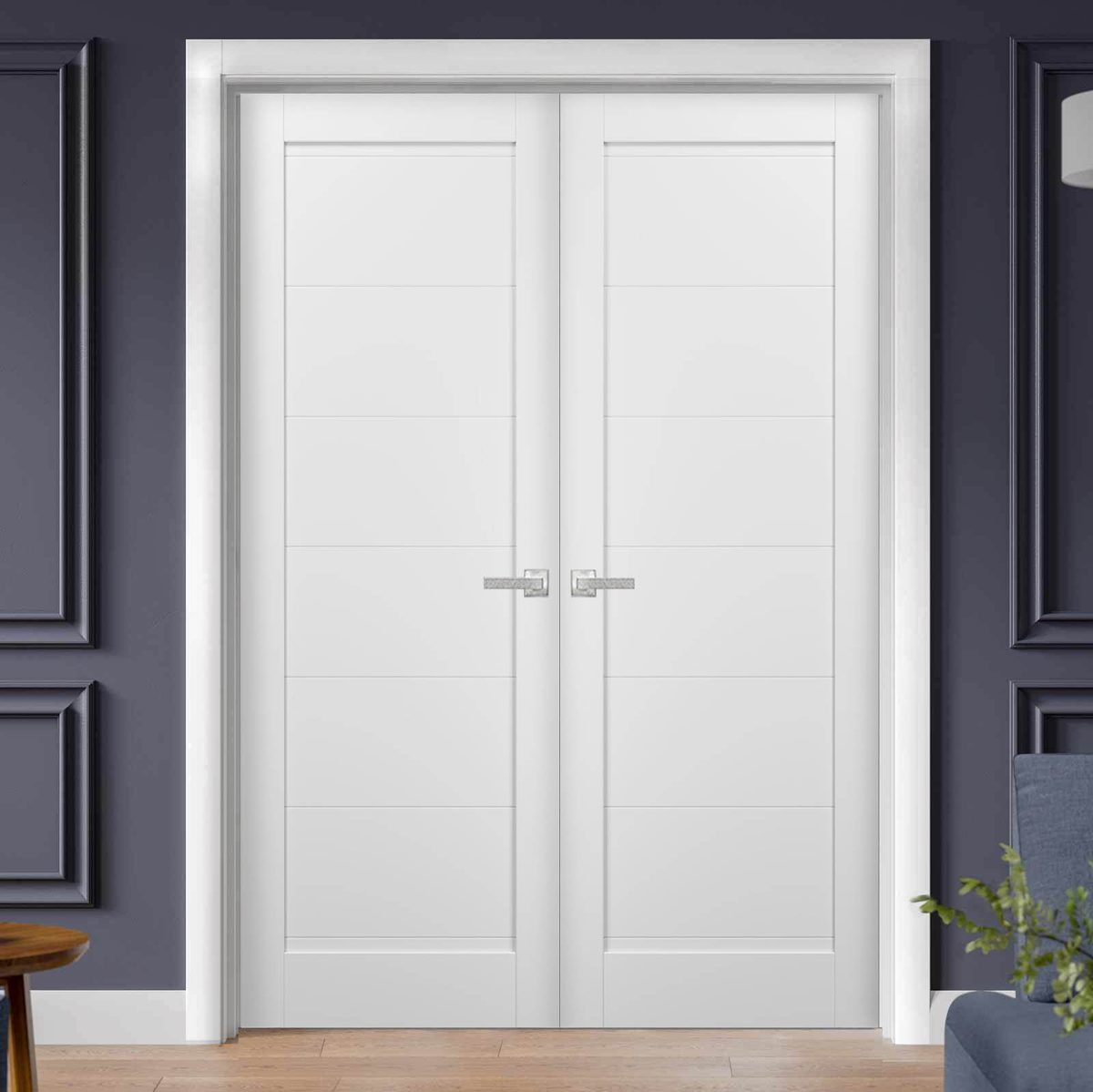 Linea 4115 Double French Swing door view 2