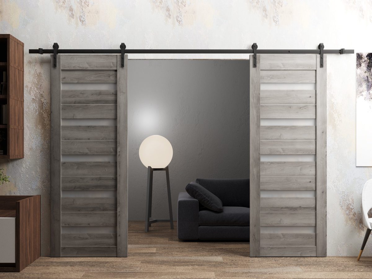 Linea 4445 Double Barn door view 6