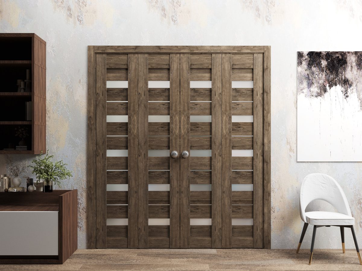 Linea 4445 Double Bi-Fold door view 2