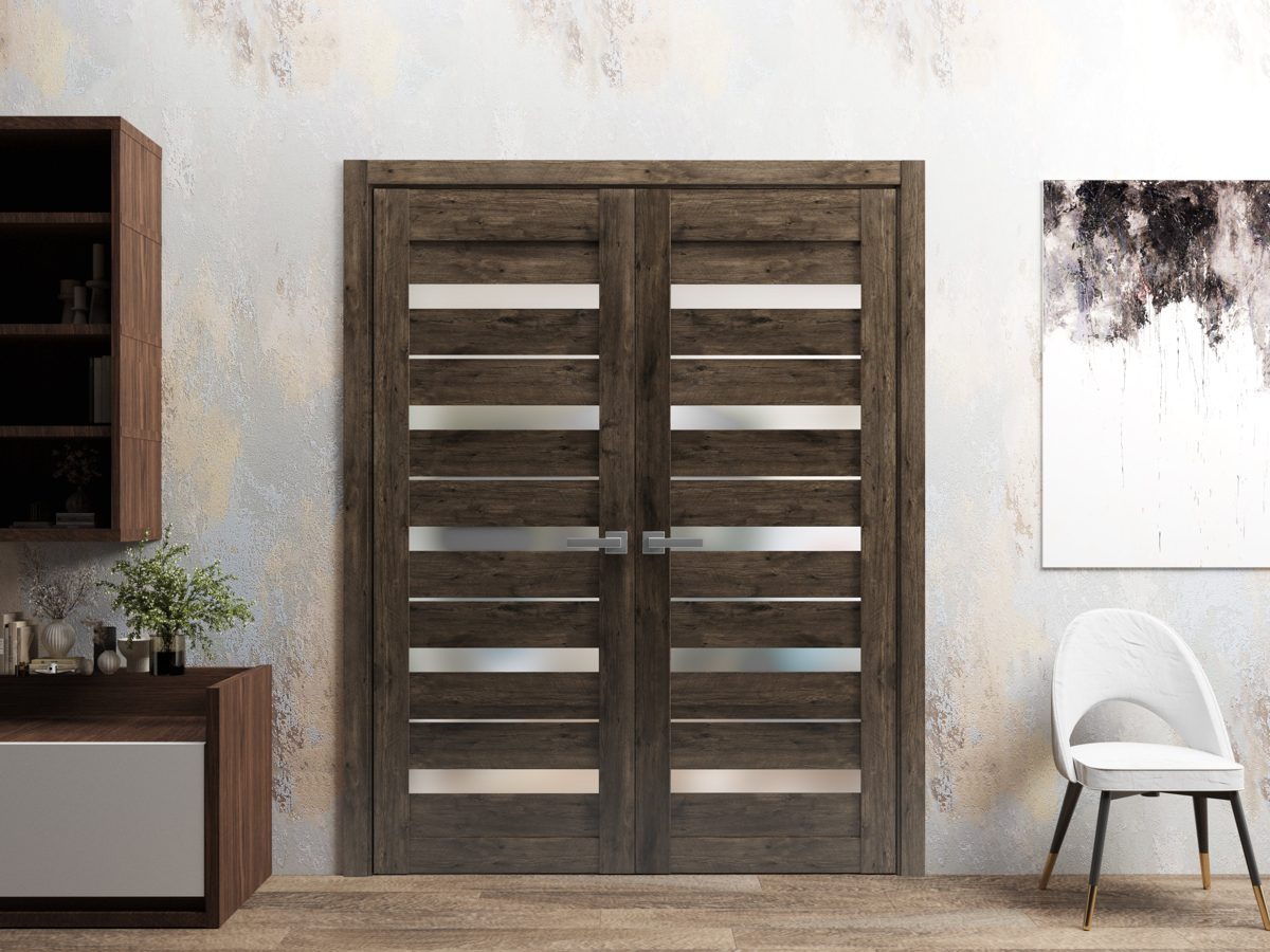 Linea 4445 Double French Swing door view 2
