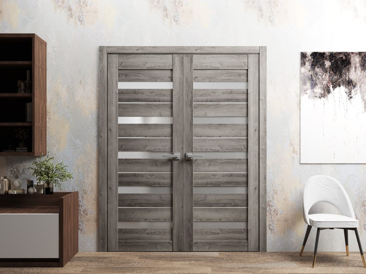 Linea 4445 Double French Swing door view 6