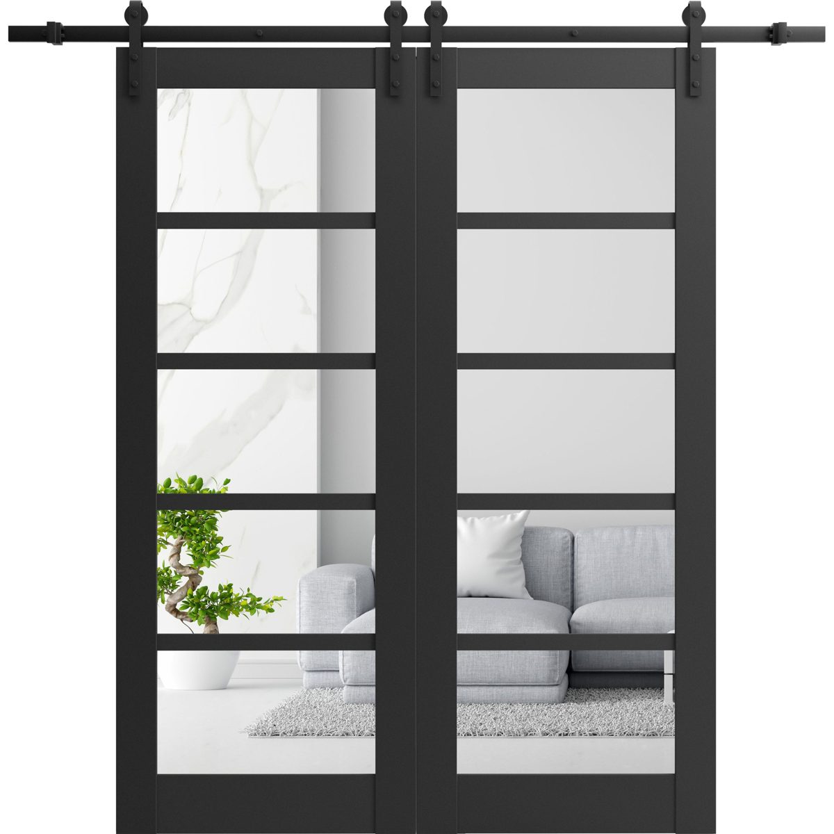 Linea 4522 Double Barn door — Doors Near Me, Los Angeles