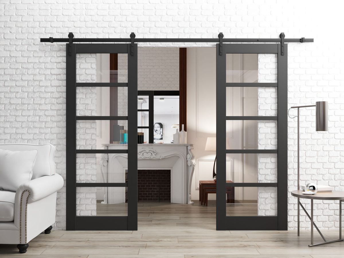 Linea 4522 Double Barn door view 2