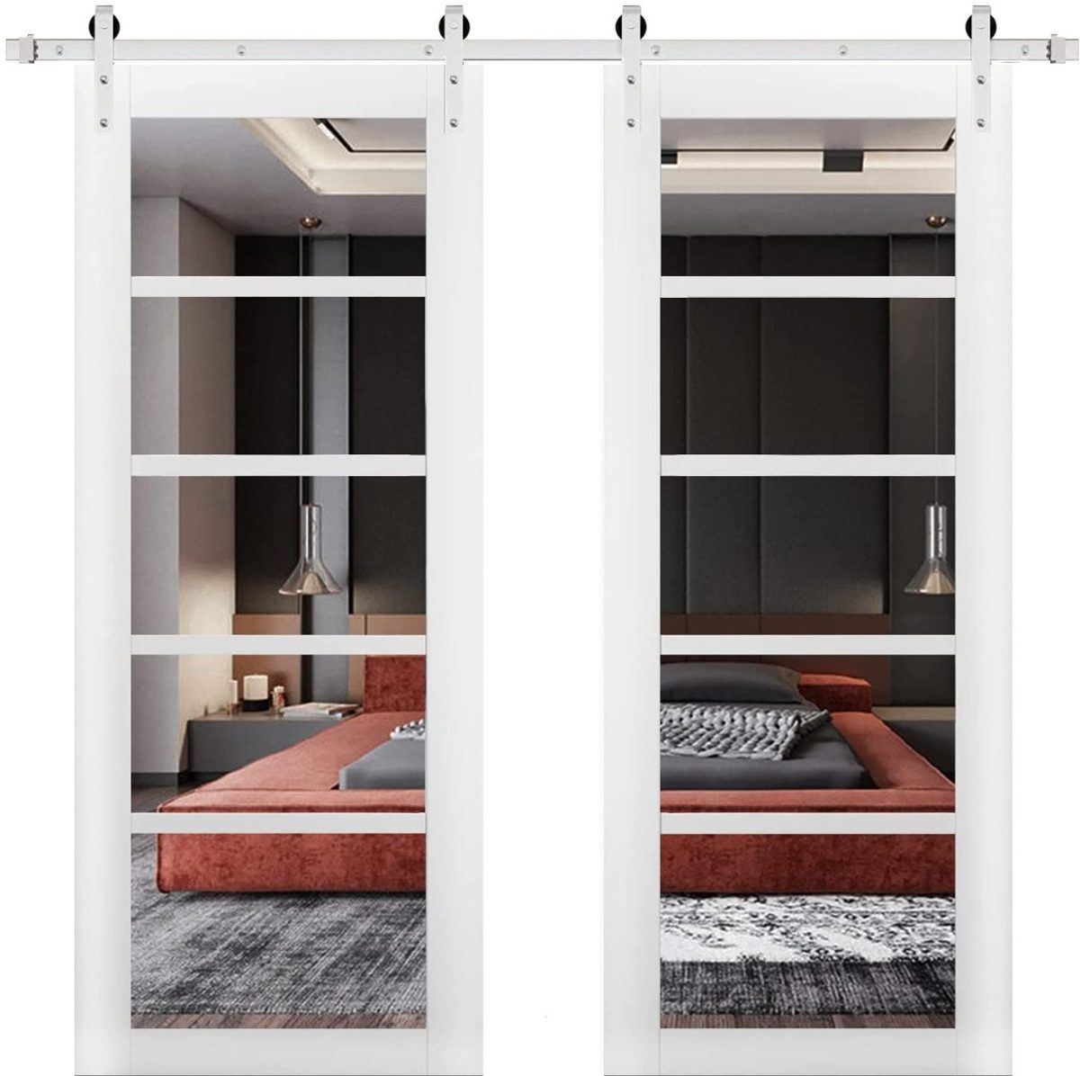 Linea 4522 Double Barn door view 5