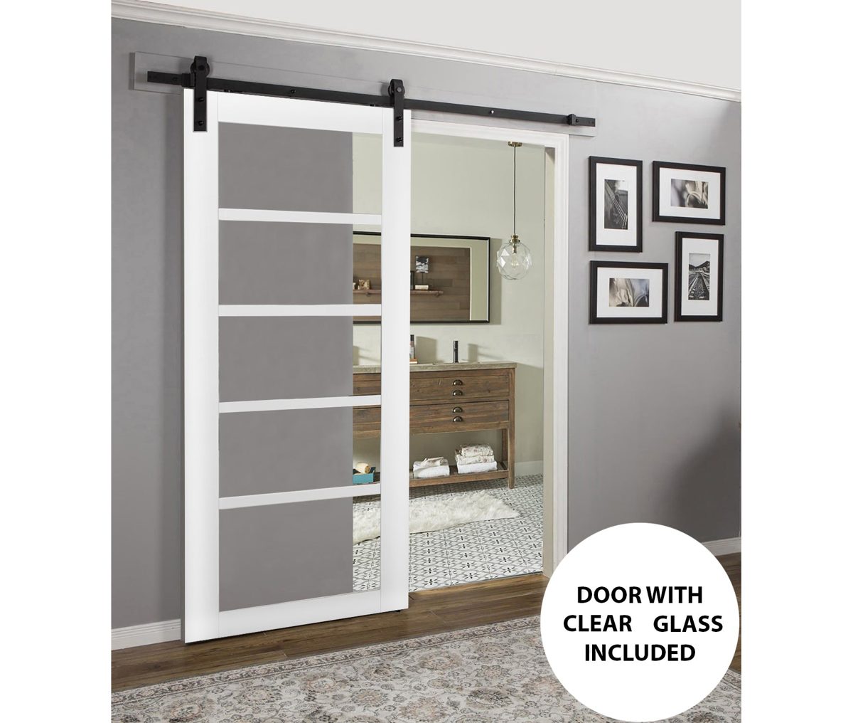 Linea 4522 Barn door view 6