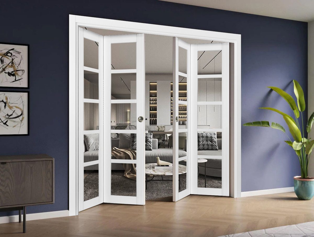Linea 4522 Double Bi-Fold door view 6