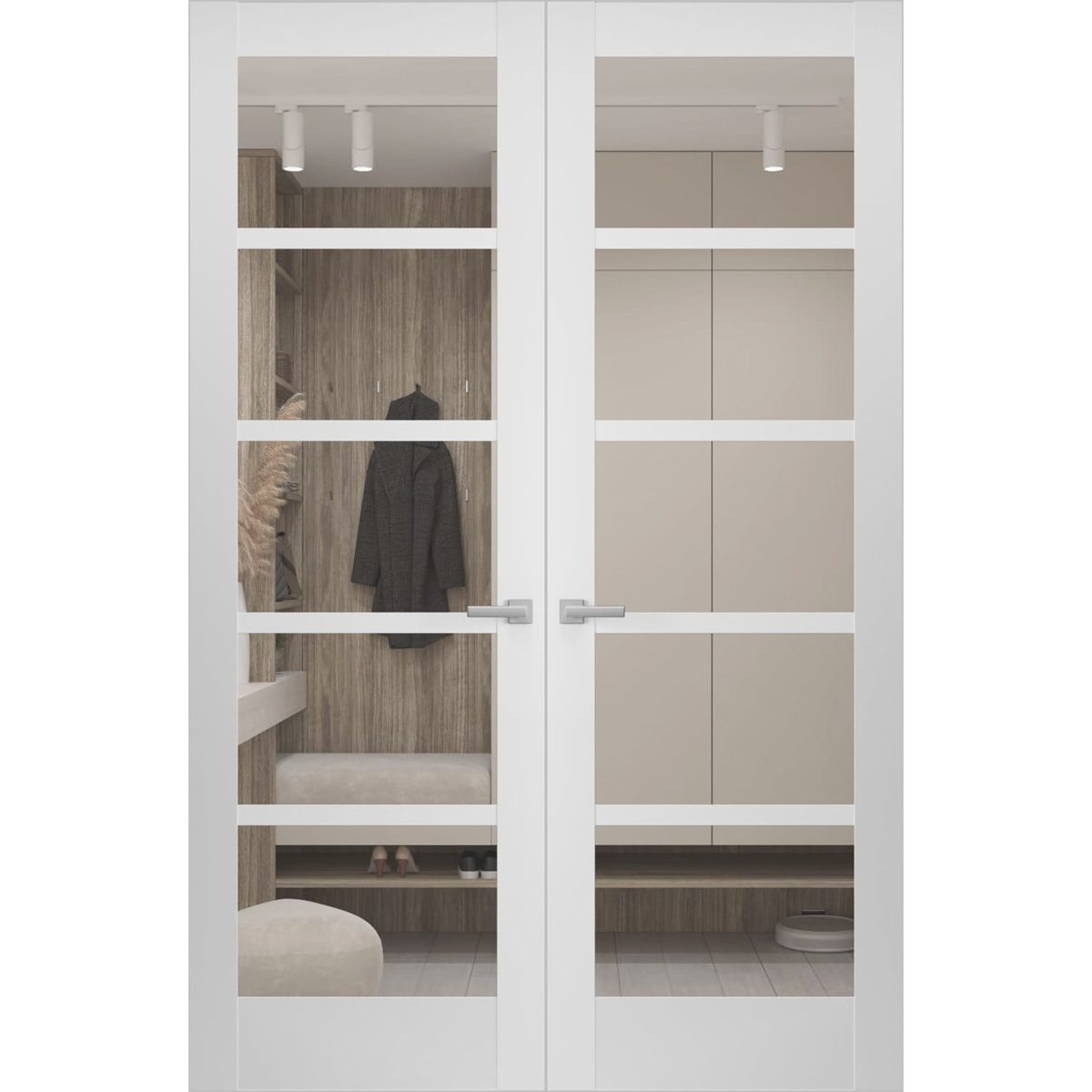 Linea 4522 Double Frameless door view 5