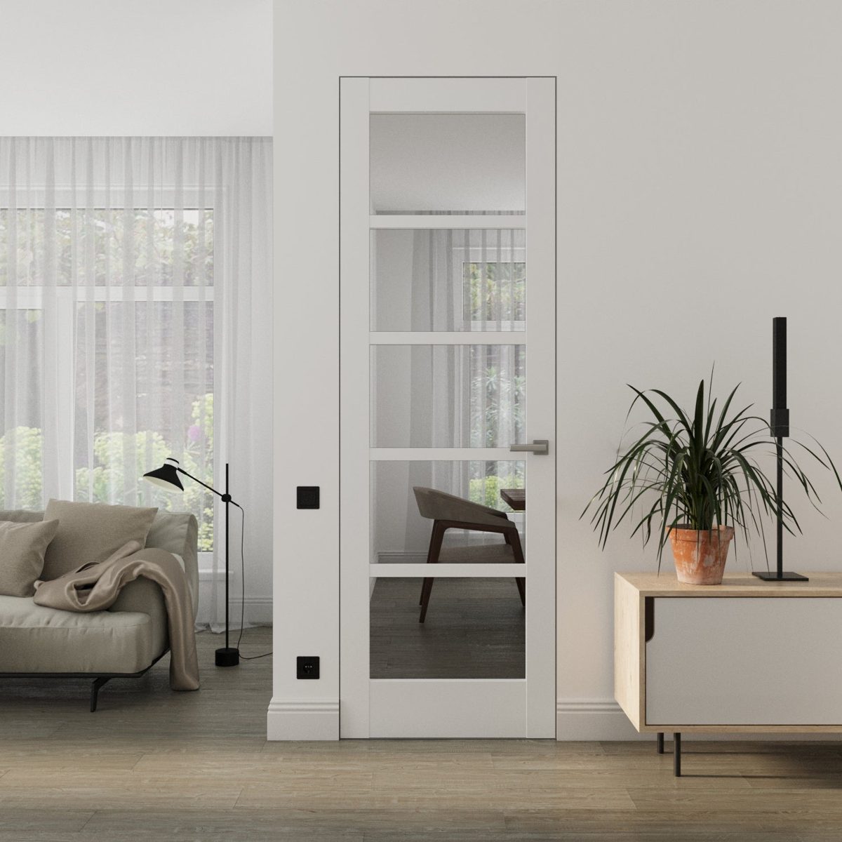 Linea 4522 Frameless door view 6