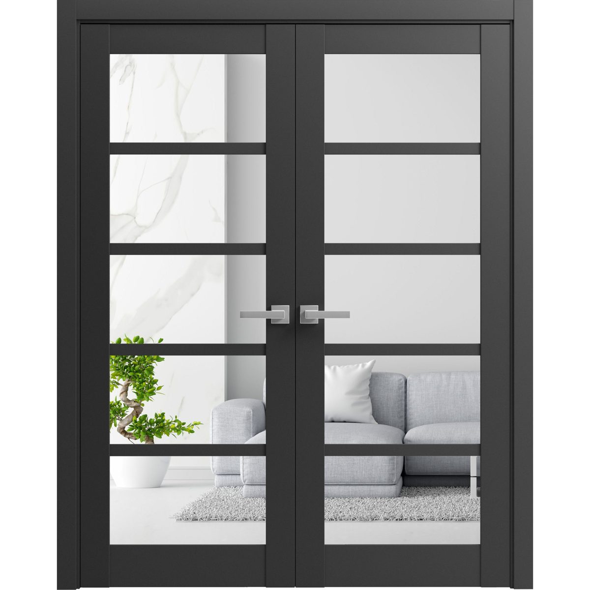 Linea 4522 Double French Swing door — Doors Near Me, Los Angeles