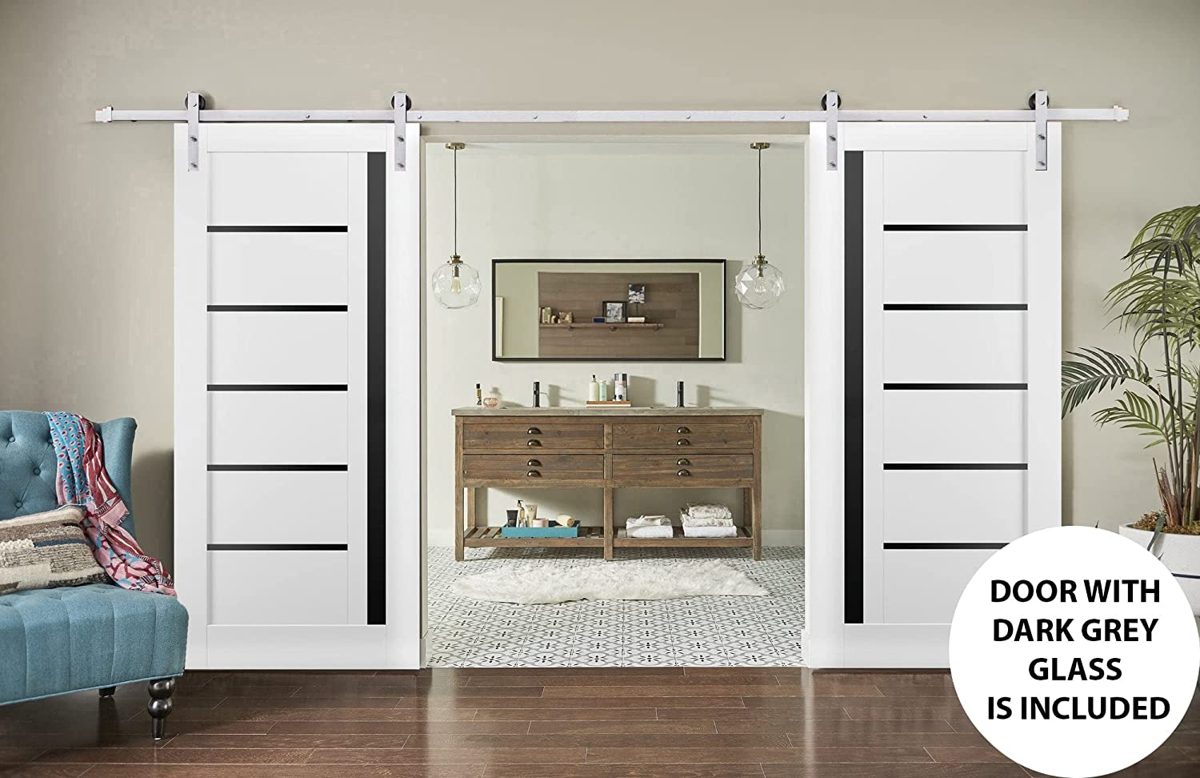 Linea 4588 Double Barn door view 2