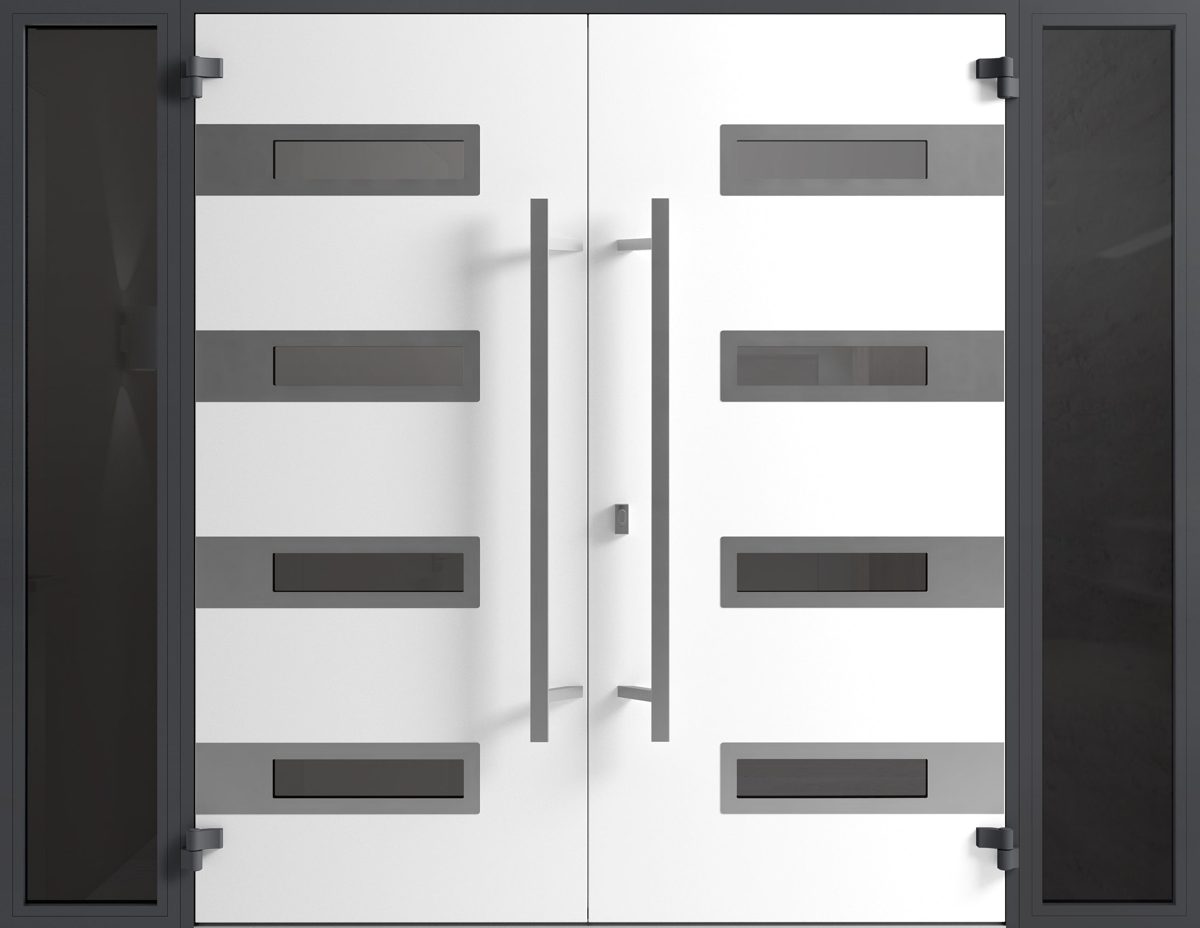 Riviera 0131 Exterior Aluminum Double door view 2