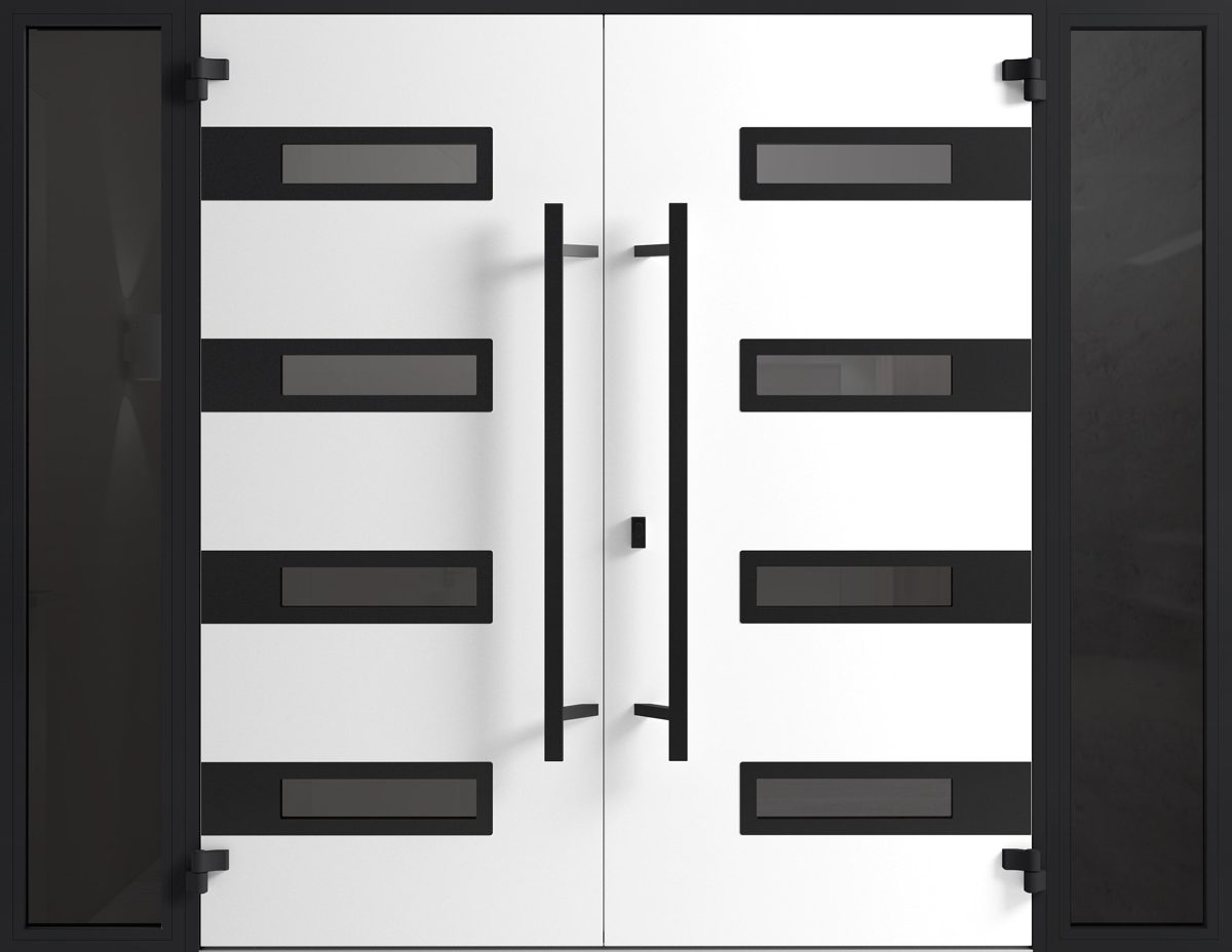 Riviera 0131 Exterior Aluminum Double door view 6