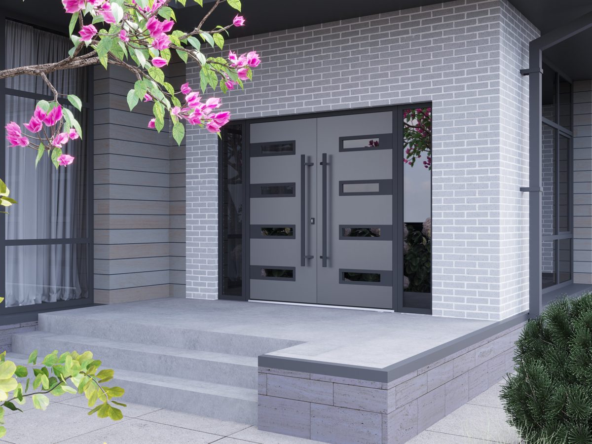 Riviera 0131 Exterior Aluminum Double door view 7