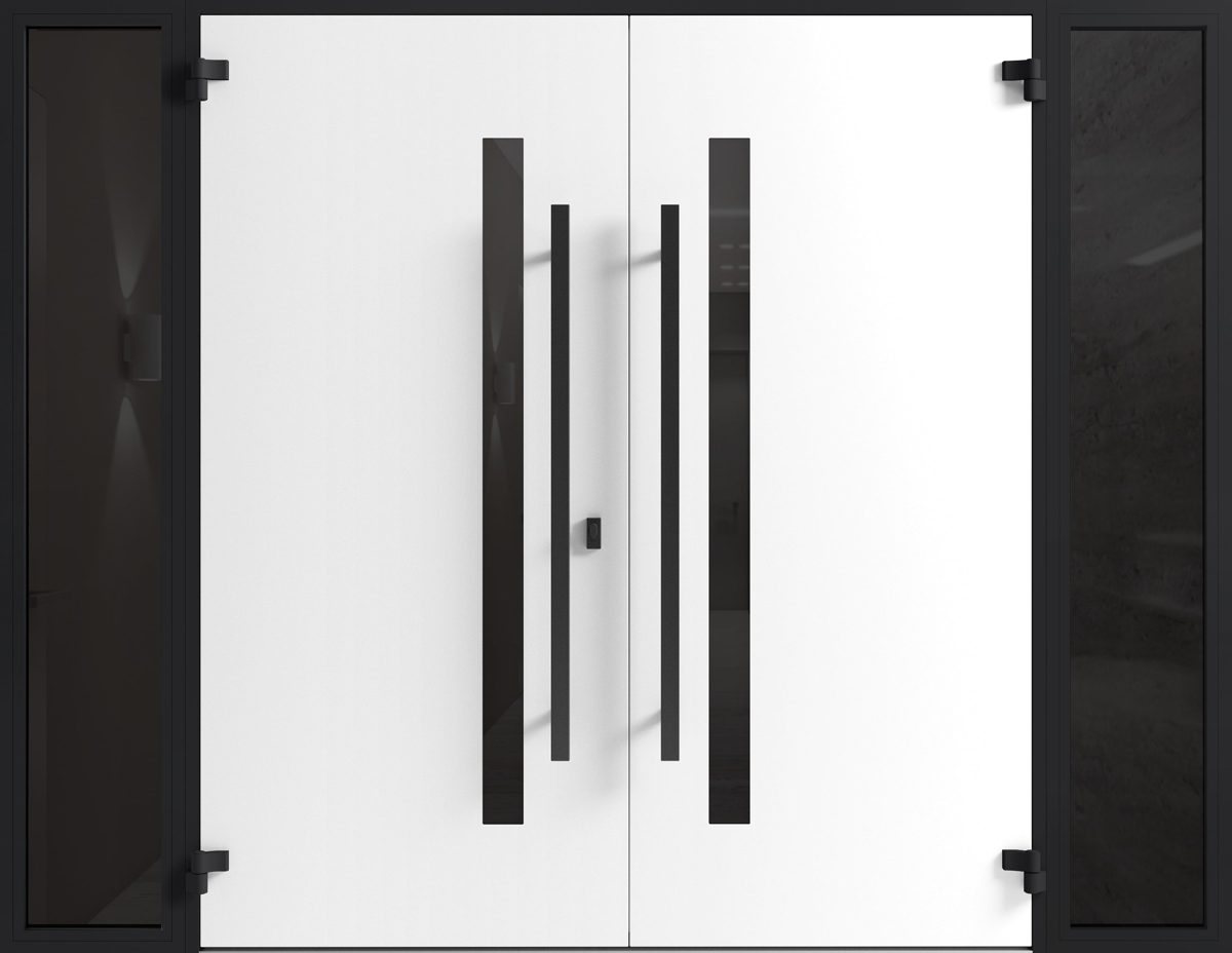 Riviera 0144 Exterior Aluminum Double door view 2