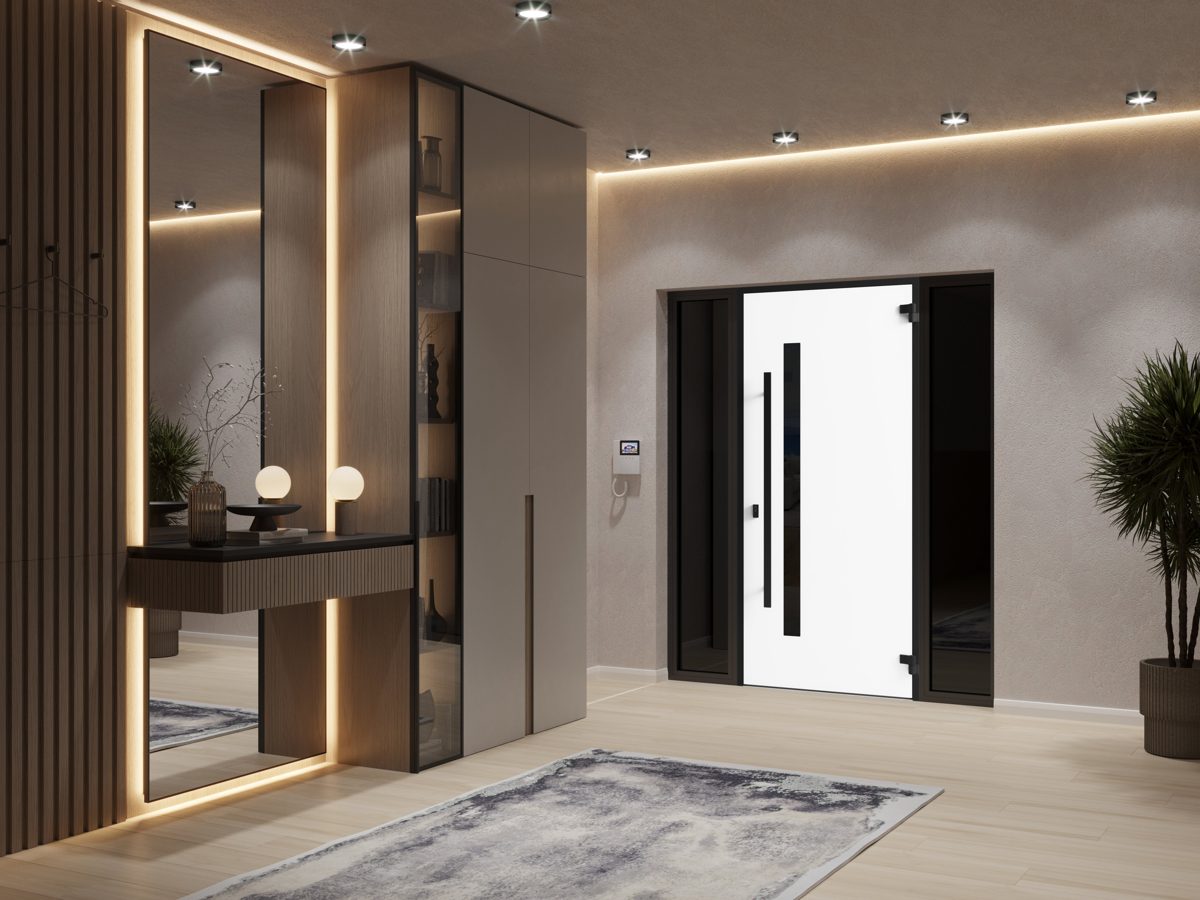 Riviera 0144 Exterior Aluminum door view 4