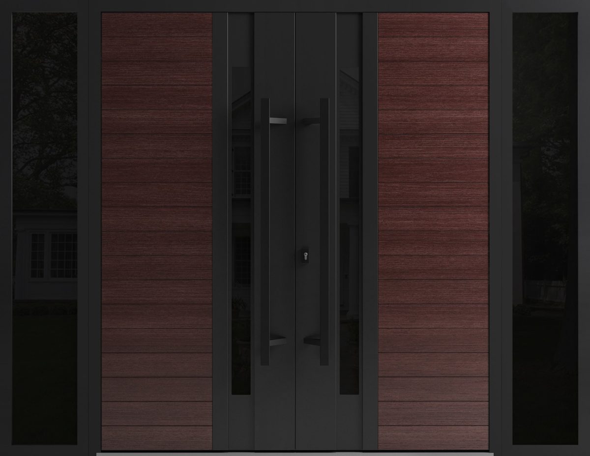 Riviera 0162 Exterior Aluminum Double door — Doors Near Me, Los Angeles